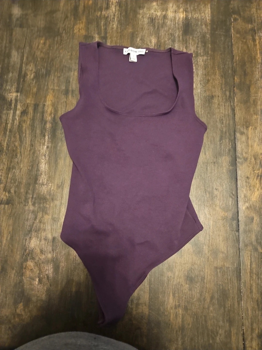 Women’s Scoop Neck Purple Bodysuit - Classic Fitted Style